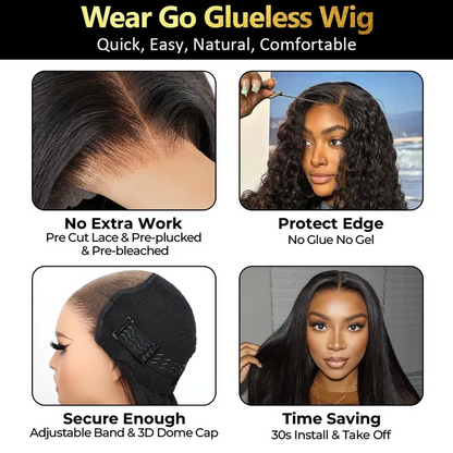Sale Happening Now:Lace Kinky Straight 360 Full Lace Frontal Glueless Wig With Invisi Drawstring Pre Plucked Human Hair Wig